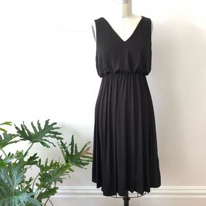 LOFT Black Jersey Maternity Dress